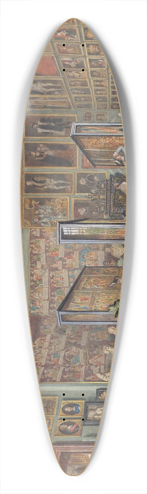 Carl Goebel the younger - Der Stammbaumsaal 39.3 inch art pintail longboard deck
