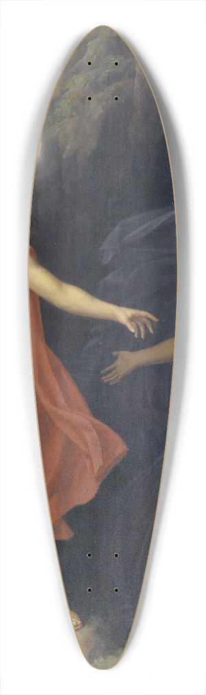 Carl Goos - Orpheus and Eurydice 39.3 inch art pintail longboard deck