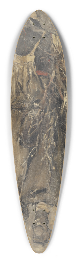 Carl Gustaf Hellqvist - A Woman. Study for Sancta Simplicitas 39.3 inch art pintail longboard deck