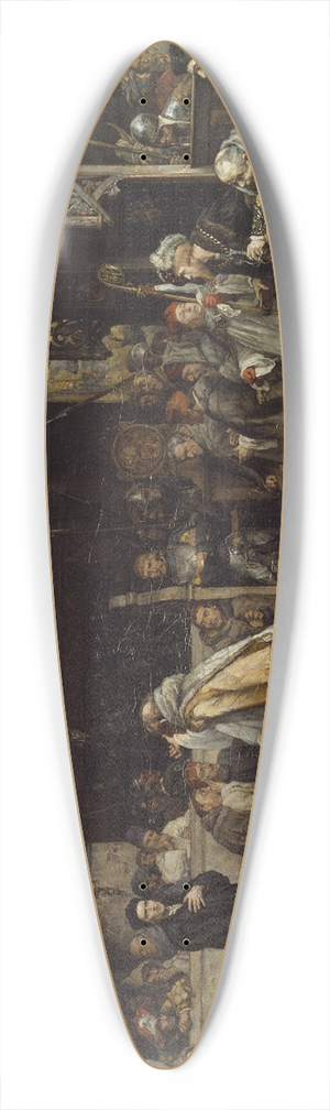 Carl Gustaf Hellqvist - Religious Discourse between Olaus Petri and Peder Galle 39.3 inch art pintail longboard deck