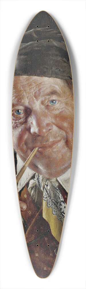 Carl Kronberger - A Good Smoke 39.3 inch art pintail longboard deck