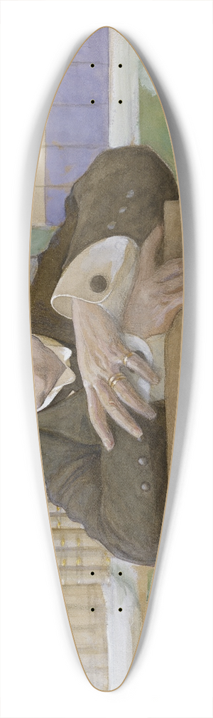 Carl Larsson - Ludvig Loostrm 39.3 inch art pintail longboard deck