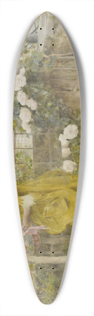 Carl Larsson - The Vine 39.3 inch art pintail longboard deck