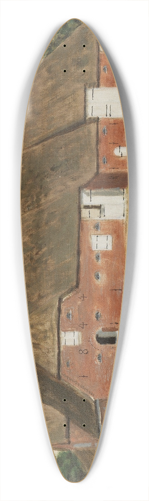 Carl Ludwig Jessen - Gehft in Deezbll 39.3 inch art pintail longboard deck