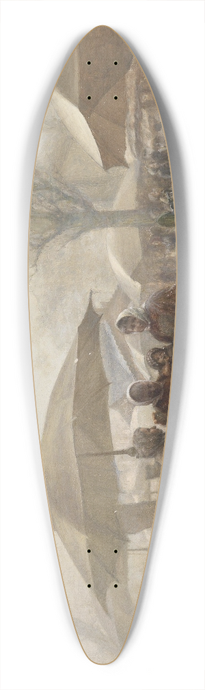 Carl Massmann - Am Markt 39.3 inch art pintail longboard deck