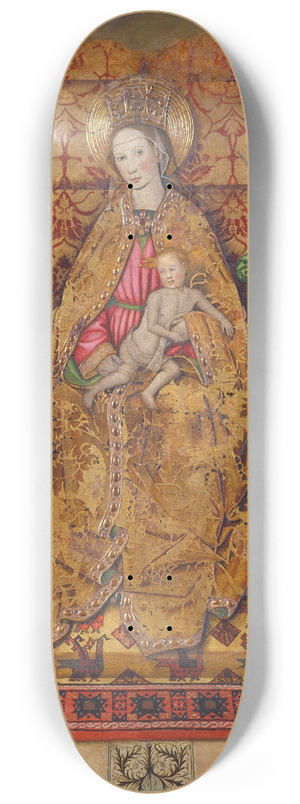 Jaume Huguet  - Virgin and Saints 8.25 inch art skate deck Jaume Huguet  - Virgin and Saints 8.25 inch art skate deck