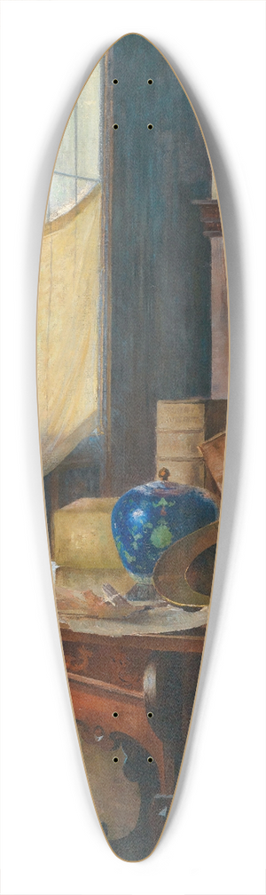 Carl Moll - View of the studio 39.3 inch art pintail longboard deck
