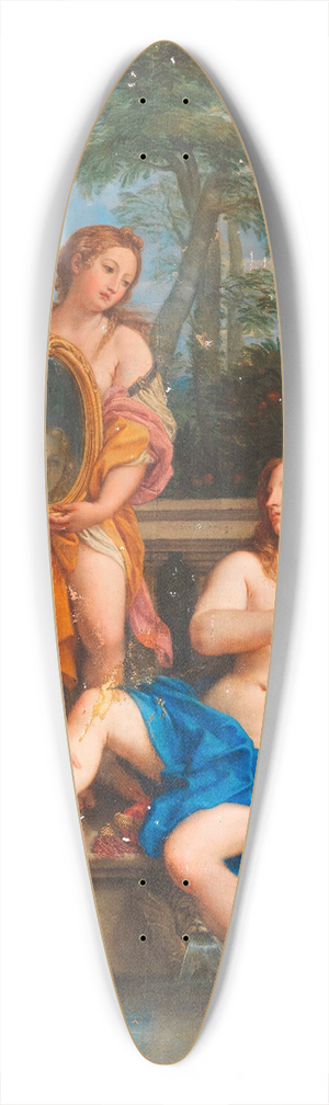 Carlo Maratti - Bathseba im Bade 39.3 inch art pintail longboard deck