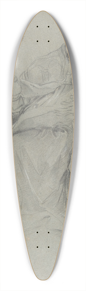 Carlo Maratti - Study for a Seated Prelate (Saint Gregory the Great) 39.3 inch art pintail longboard deck