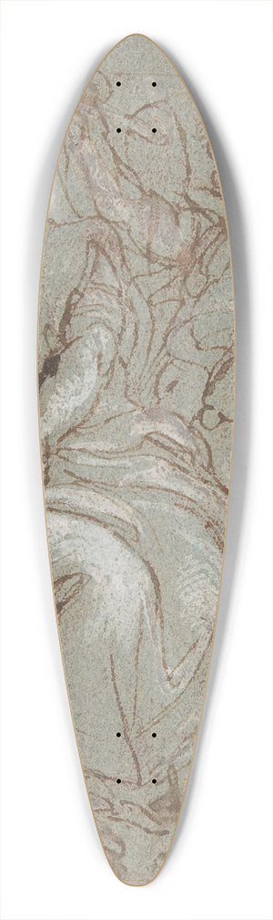 Carlo Maratti - Virtue Crowned by Honor 39.3 inch art pintail longboard deck