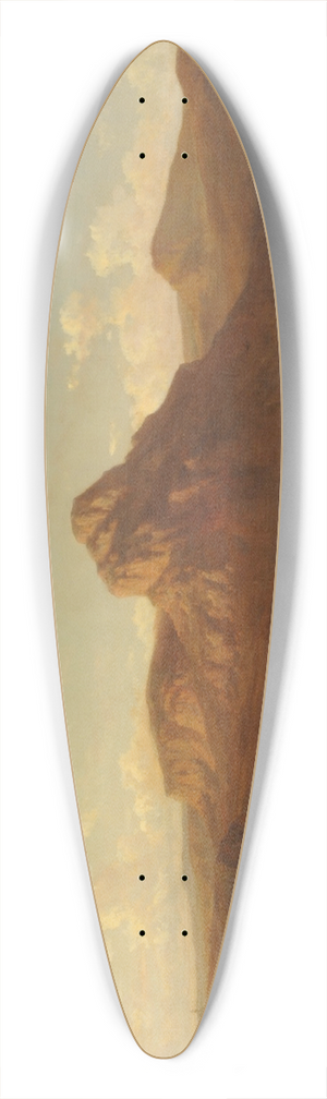 Carlos de Haes - Landscape 39.3 inch art pintail longboard deck