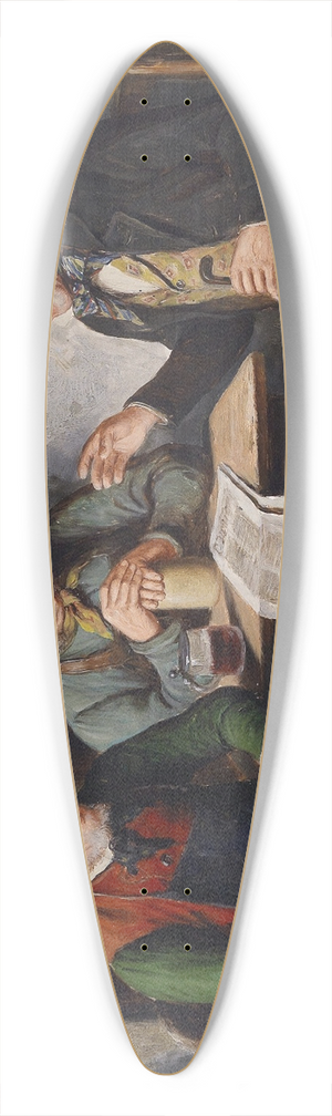 Carl Ostersetzer - Der Spassvogel 39.3 inch art pintail longboard deck