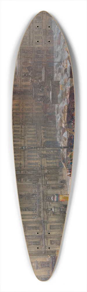 Carl Pippich - Am Hof (Christkindlmarkt) 39.3 inch art pintail longboard deck
