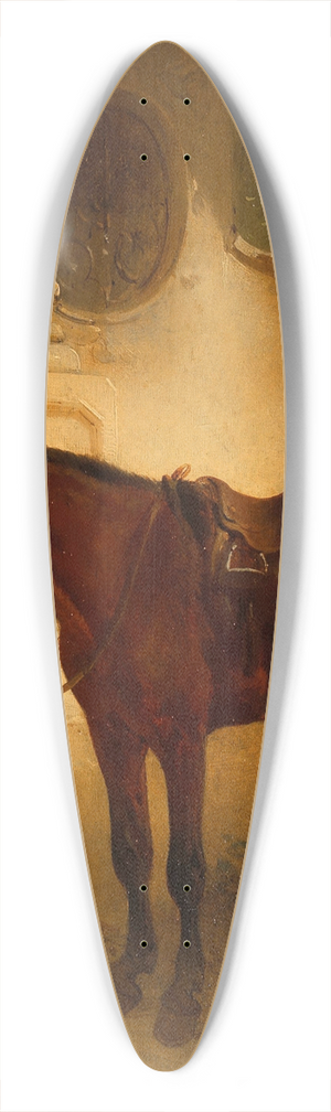 Carl Pischinger - Before the Ride 39.3 inch art pintail longboard deck