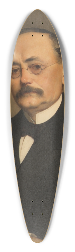 Carl Probst - Der Minister Leopold Ritter Hasner von Artha 39.3 inch art pintail longboard deck