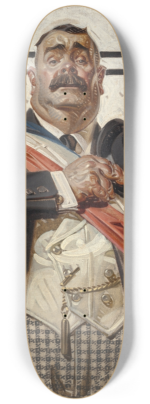 J.C. Leyendecker - The Candidate 8.25 inch art skate deck
