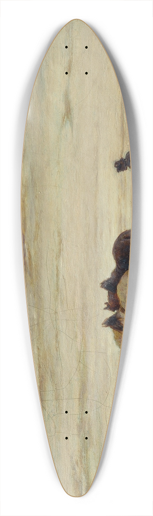 Carl Schweninger - Der Ackersmann 39.3 inch art pintail longboard deck