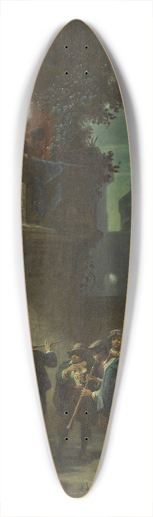 Carl Spitzweg - Spanisches Stndchen 39.3 inch art pintail longboard deck