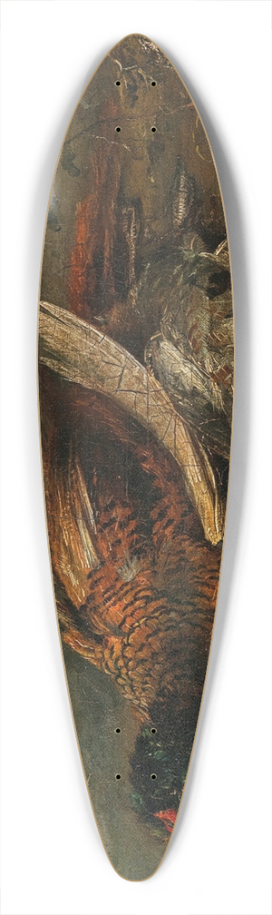 Carl Spitzweg - Stillleben mit Fasan und Schnepfe 39.3 inch art pintail longboard deck