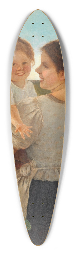 Carl von Bergen - Mutterglck 39.3 inch art pintail longboard deck