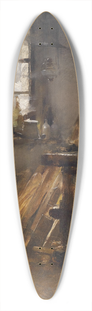Carl Von Merode - Wagnerwerkstatt 39.3 inch art pintail longboard deck