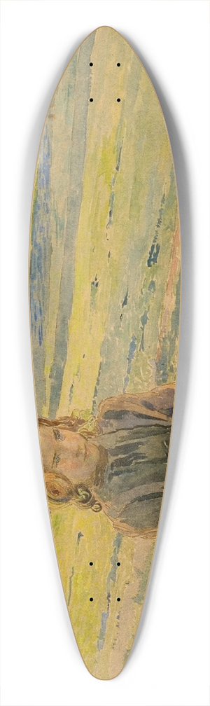 Carl Wilhelmson - Summer Evening 39.3 inch art pintail longboard deck