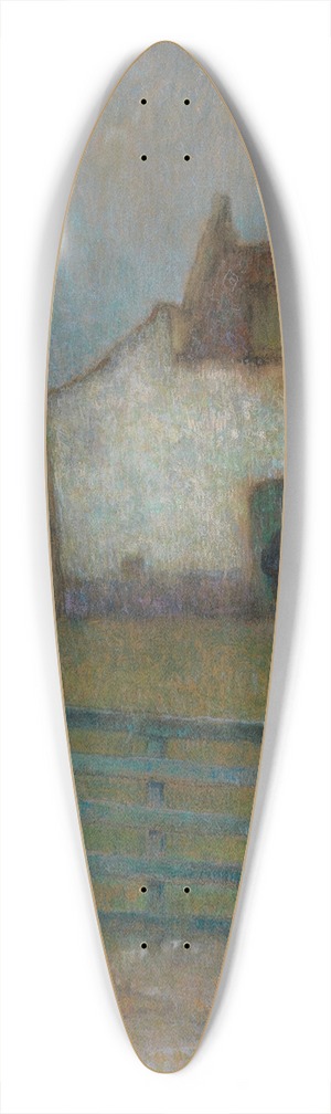 Carolus Tremerie - Evening Peace 39.3 inch art pintail longboard deck