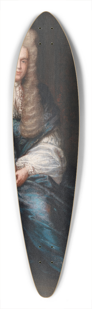 Catherine de Ryck - Samuel Lovell 39.3 inch art pintail longboard deck