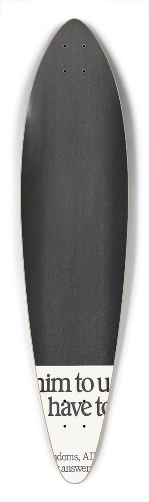 Centers for Disease Control and Prevention - Let me help you 39.3 inch art pintail longboard deck