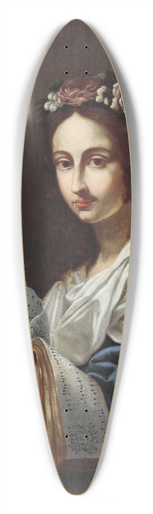 Cesare Dandini - Santa Cecilia 39.3 inch art pintail longboard deck