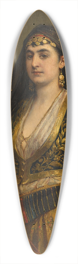Cesare Dell'acqua - Odalisque 39.3 inch art pintail longboard deck