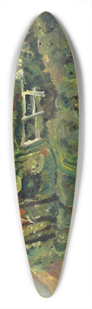 Cham Soutine - Maisons dans un paysage 39.3 inch art pintail longboard deck