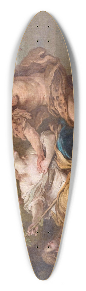 Charles-Andr van Loo - Bacchus And Ariadne 39.3 inch art pintail longboard deck