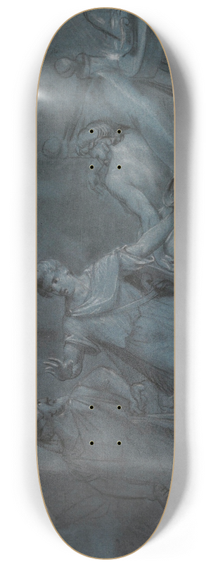 Jean Antoine Verschaeren - David Sparing the Life of Saul 8.25 inch art skate deck