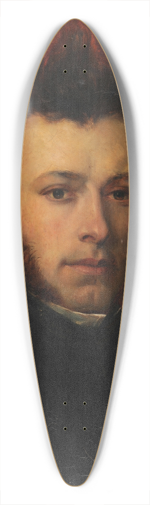 Charles-Auguste Herb - Autoportrait 39.3 inch art pintail longboard deck