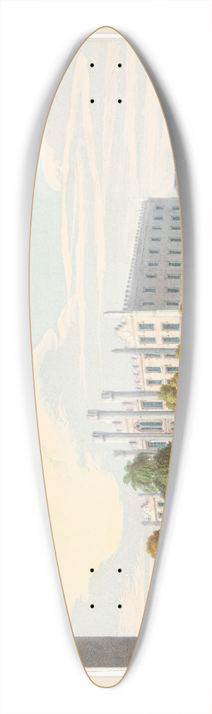 Charles Autenrieth - Institution for theBlind 39.3 inch art pintail longboard deck