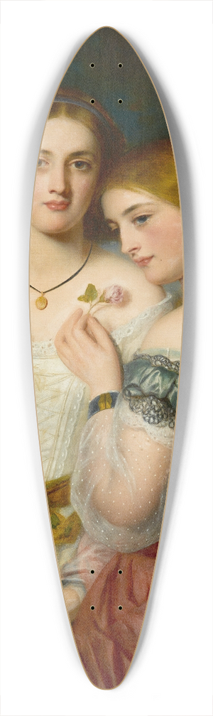 Charles Baxter - Two Victorian Beauties 39.3 inch art pintail longboard deck