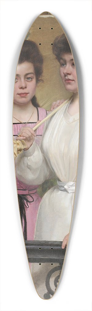 Charles Boom - Sisters 39.3 inch art pintail longboard deck