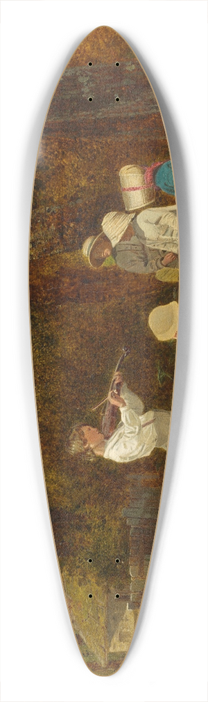 Charles Caleb Ward - His First Appearance in Public 39.3 inch art pintail longboard deck