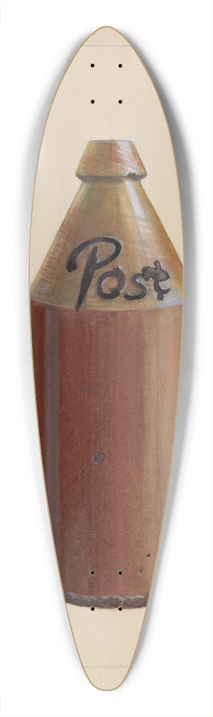 Charles Caseau - Bottle, Root Beer 39.3 inch art pintail longboard deck