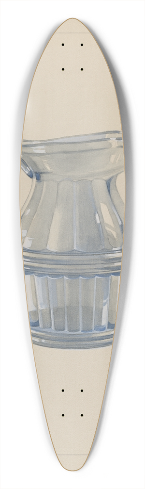 Charles Caseau - Cream Pitcher 39.3 inch art pintail longboard deck