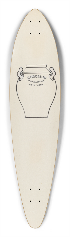 Charles Caseau - Jar 39.3 inch art pintail longboard deck