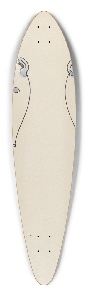 Charles Caseau - Jar 39.3 inch art pintail longboard deck