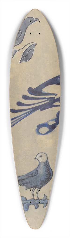 Charles Caseau - Jug 39.3 inch art pintail longboard deck