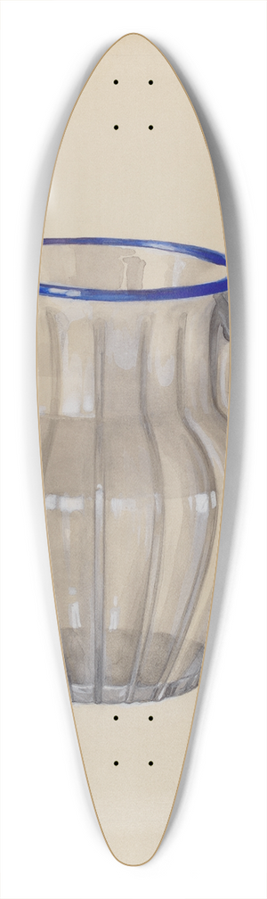 Charles Caseau - Small Pitcher 39.3 inch art pintail longboard deck