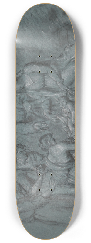 Jean Antoine Verschaeren - The Adoration of the Shepherds 8.25 inch art skate deck Jean Antoine Verschaeren - The Adoration of the Shepherds 8.25 inch art skate deck