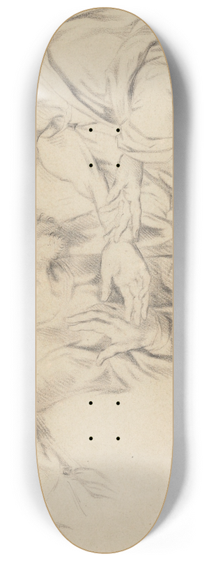 Jean Antoine Verschaeren - The Apostles Matthew, Simon and Taddeus 8.25 inch art skate deck