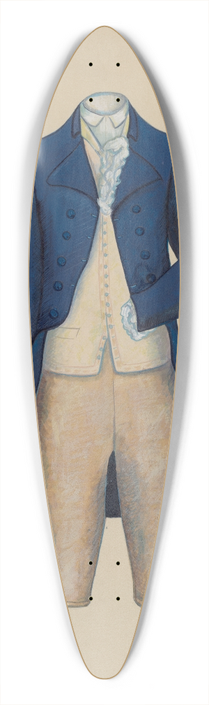 Charles Criswell - Suit 39.3 inch art pintail longboard deck