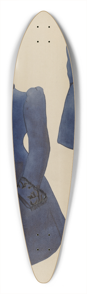 Charles Criswell - Womans Coat 39.3 inch art pintail longboard deck