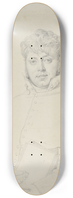 Jean Auguste Dominique Ingres - Auguste-Jean-Marie Gunepin 8.25 inch art skate deck